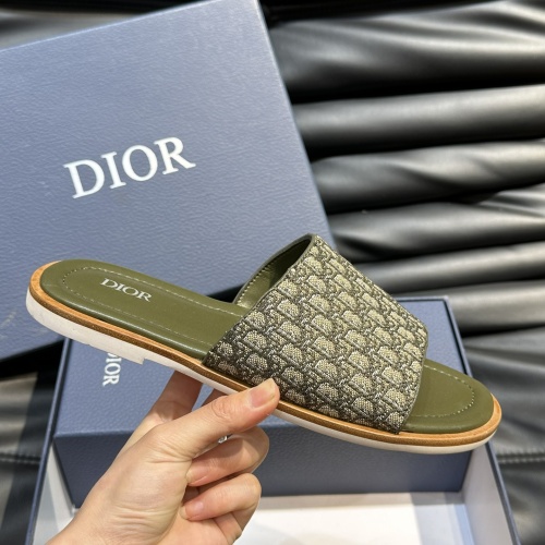 Replica Christian Dior Slippers For Men #1220357 $56.00 USD for Wholesale