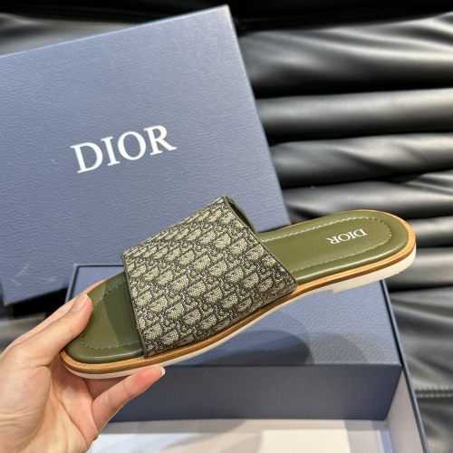 Replica Christian Dior Slippers For Men #1220357 $56.00 USD for Wholesale