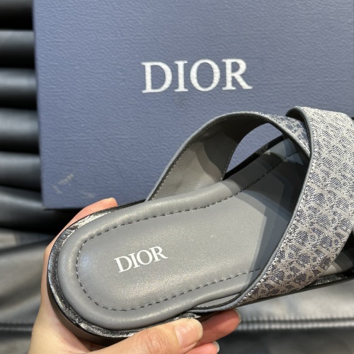 Replica Christian Dior Slippers For Men #1220358 $56.00 USD for Wholesale