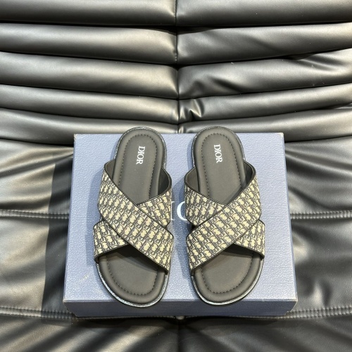 Wholesale Christian Dior Slippers For Men #1220359 $56.00 USD, Wholesale Quality Replica Christian Dior Slippers