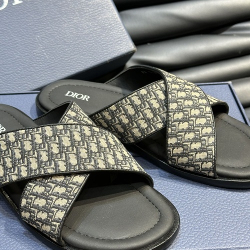 Replica Christian Dior Slippers For Men #1220359 $56.00 USD for Wholesale