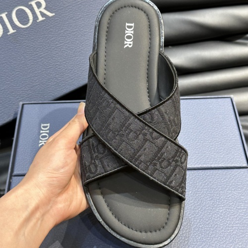 Replica Christian Dior Slippers For Men #1220365 $56.00 USD for Wholesale