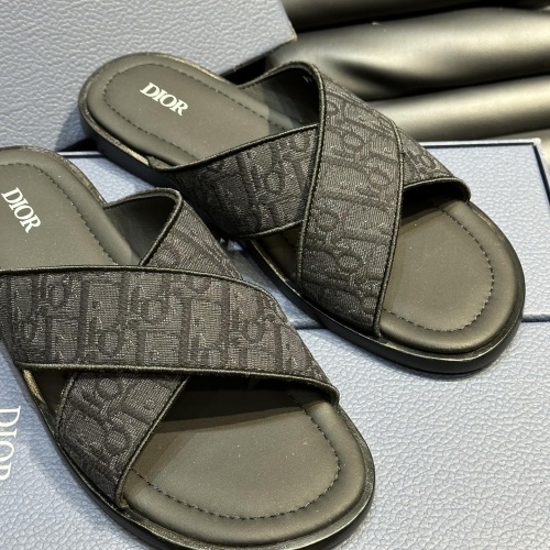 Replica Christian Dior Slippers For Men #1220365 $56.00 USD for Wholesale