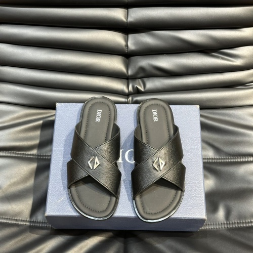 Wholesale Christian Dior Slippers For Men #1220367 $56.00 USD, Wholesale Quality Replica Christian Dior Slippers