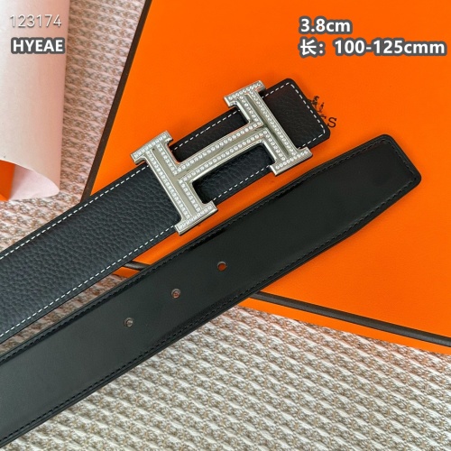 Replica Hermes AAA Quality Belts For Men #1220383 $60.00 USD for Wholesale