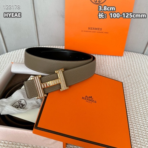 Replica Hermes AAA Quality Belts For Men #1220387 $60.00 USD for Wholesale