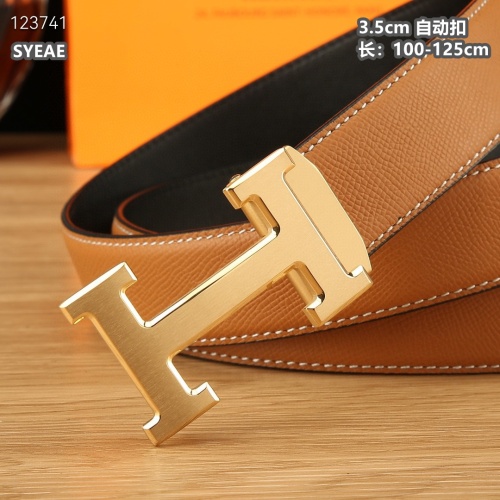 Replica Hermes AAA Quality Belts For Men #1220400 $60.00 USD for Wholesale