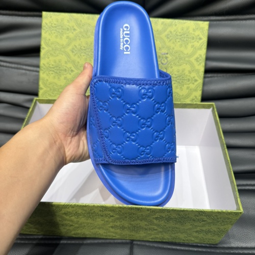 Replica Gucci Slippers For Men #1220467 $52.00 USD for Wholesale