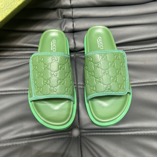 Replica Gucci Slippers For Men #1220468 $52.00 USD for Wholesale