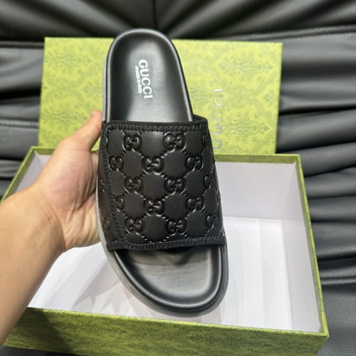 Replica Gucci Slippers For Men #1220473 $52.00 USD for Wholesale