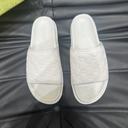 Wholesale Gucci Slippers For Men #1220474 $52.00 USD, Wholesale Quality Replica Gucci Slippers