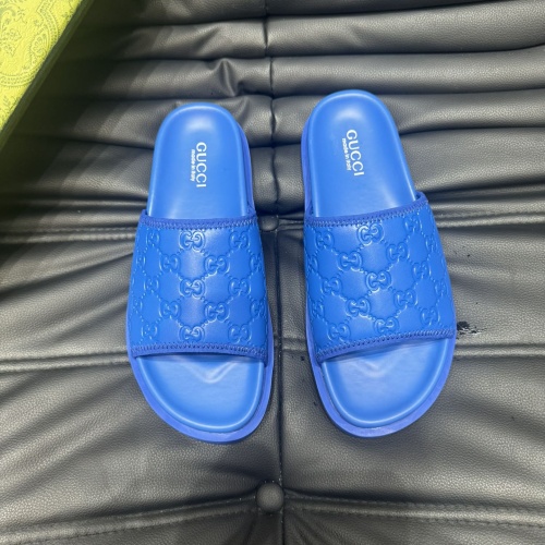 Wholesale Gucci Slippers For Men #1220476 $52.00 USD, Wholesale Quality Replica Gucci Slippers