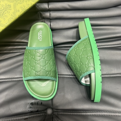 Replica Gucci Slippers For Men #1220477 $52.00 USD for Wholesale