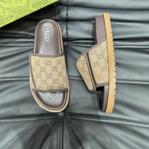 Wholesale Gucci Slippers For Men #1220481 $52.00 USD, Wholesale Quality Replica Gucci Slippers