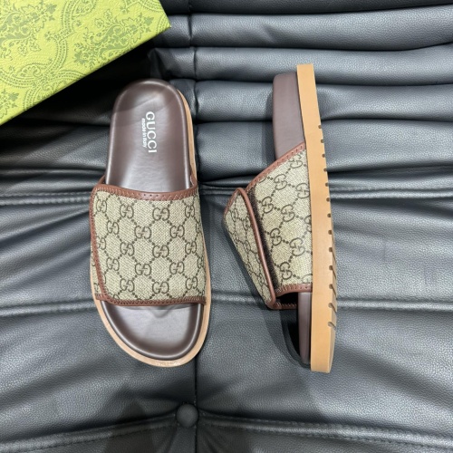 Wholesale Gucci Slippers For Men #1220482 $52.00 USD, Wholesale Quality Replica Gucci Slippers