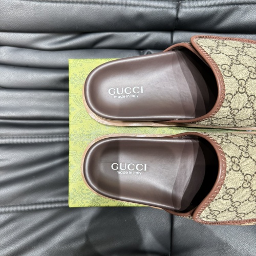 Replica Gucci Slippers For Men #1220482 $52.00 USD for Wholesale