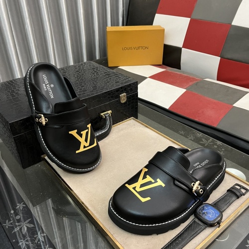 Replica Louis Vuitton Slippers For Men #1220491 $72.00 USD for Wholesale