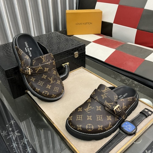 Replica Louis Vuitton Slippers For Men #1220493 $72.00 USD for Wholesale