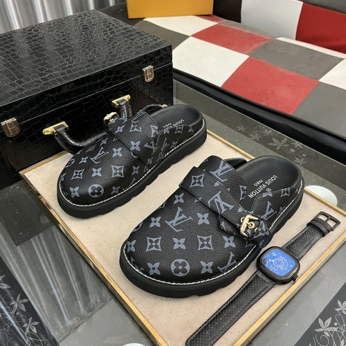 Wholesale Louis Vuitton Slippers For Men #1220494 $72.00 USD, Wholesale Quality Replica Louis Vuitton Slippers