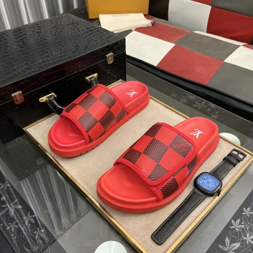 Wholesale Louis Vuitton Slippers For Men #1220504 $56.00 USD, Wholesale Quality Replica Louis Vuitton Slippers