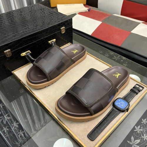 Wholesale Louis Vuitton Slippers For Men #1220507 $56.00 USD, Wholesale Quality Replica Louis Vuitton Slippers