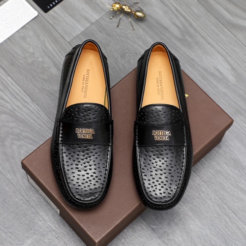 Wholesale Bottega Veneta BV Leather Shoes For Men #1220520 $80.00 USD, Wholesale Quality Replica Bottega Veneta BV Leather Shoes