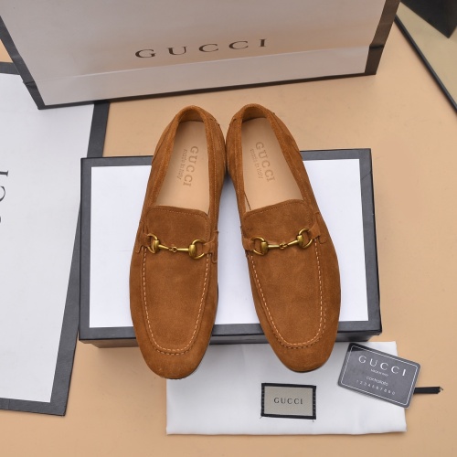 Replica Gucci Oxfords Shoes For Men #1220542 $92.00 USD for Wholesale