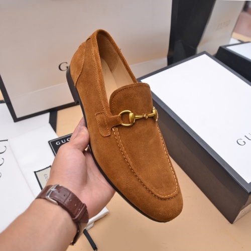 Replica Gucci Oxfords Shoes For Men #1220542 $92.00 USD for Wholesale