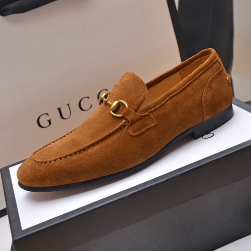 Replica Gucci Oxfords Shoes For Men #1220542 $92.00 USD for Wholesale