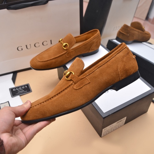 Replica Gucci Oxfords Shoes For Men #1220542 $92.00 USD for Wholesale