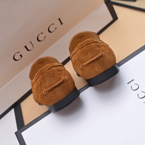 Replica Gucci Oxfords Shoes For Men #1220542 $92.00 USD for Wholesale