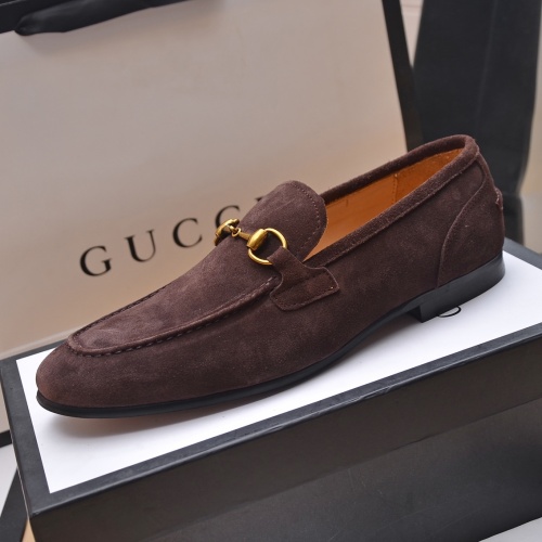 Replica Gucci Oxfords Shoes For Men #1220543 $92.00 USD for Wholesale