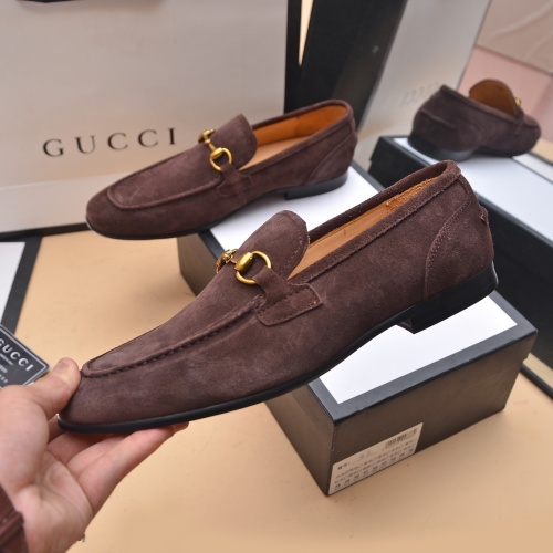 Replica Gucci Oxfords Shoes For Men #1220543 $92.00 USD for Wholesale