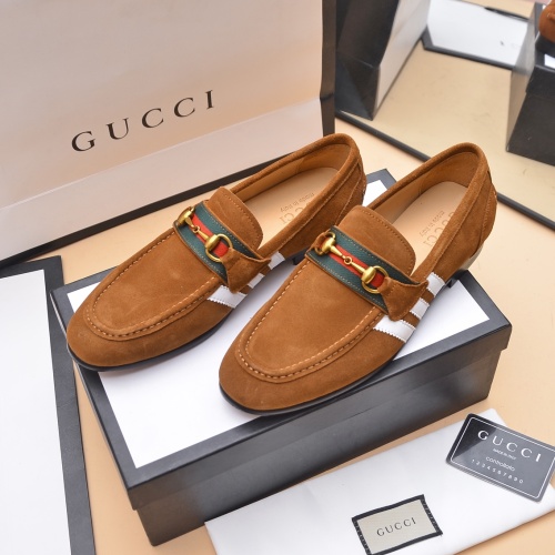 Wholesale Gucci Oxfords Shoes For Men #1220546 $92.00 USD, Wholesale Quality Replica Gucci Oxfords Shoes