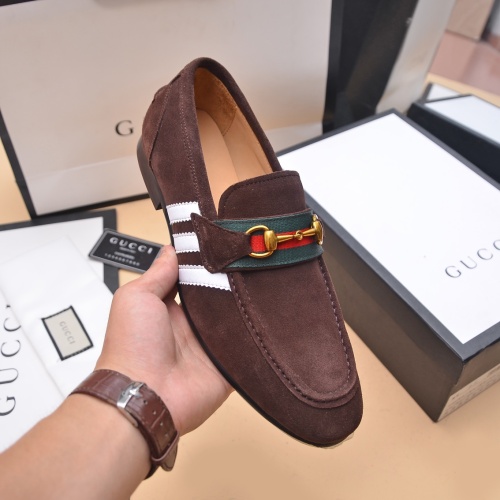 Replica Gucci Oxfords Shoes For Men #1220547 $92.00 USD for Wholesale