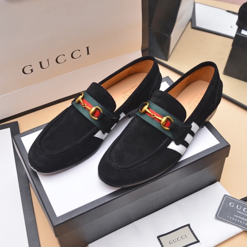 Wholesale Gucci Oxfords Shoes For Men #1220553 $92.00 USD, Wholesale Quality Replica Gucci Oxfords Shoes