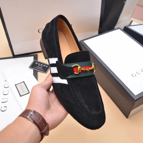 Replica Gucci Oxfords Shoes For Men #1220553 $92.00 USD for Wholesale