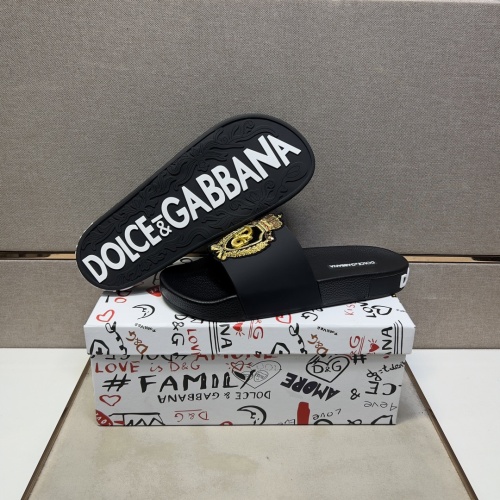 Replica Dolce & Gabbana D&G Slippers For Men #1220677 $48.00 USD for Wholesale