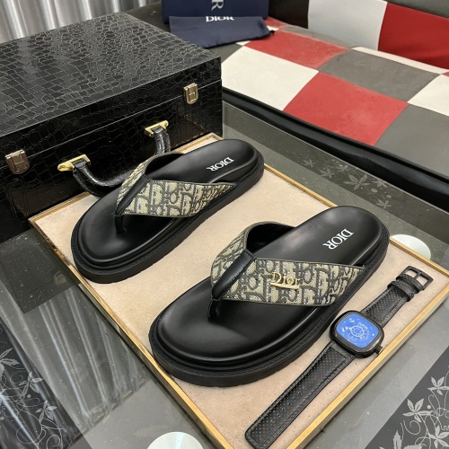 Wholesale Christian Dior Slippers For Men #1220797 $52.00 USD, Wholesale Quality Replica Christian Dior Slippers