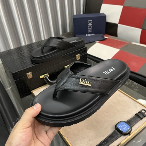 Replica Christian Dior Slippers For Men #1220800 $52.00 USD for Wholesale