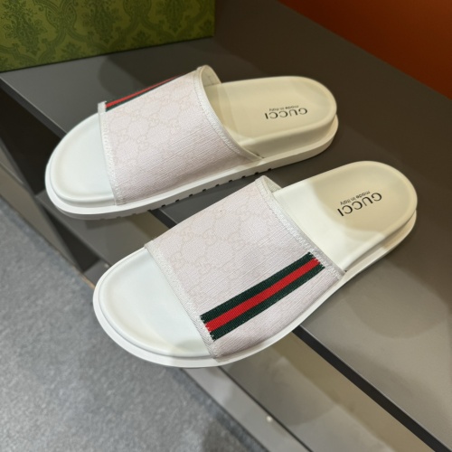 Wholesale Gucci Slippers For Men #1220808 $52.00 USD, Wholesale Quality Replica Gucci Slippers