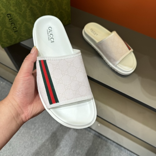 Replica Gucci Slippers For Men #1220808 $52.00 USD for Wholesale