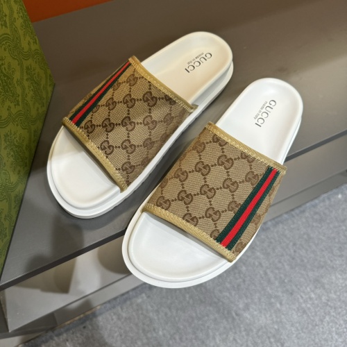 Replica Gucci Slippers For Men #1220809 $52.00 USD for Wholesale