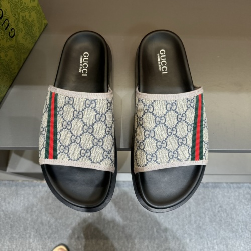 Replica Gucci Slippers For Men #1220811 $52.00 USD for Wholesale