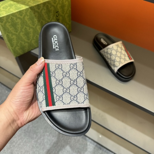 Replica Gucci Slippers For Men #1220811 $52.00 USD for Wholesale