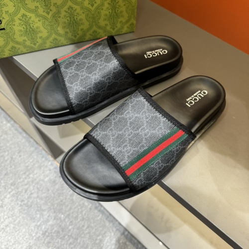 Wholesale Gucci Slippers For Men #1220812 $52.00 USD, Wholesale Quality Replica Gucci Slippers