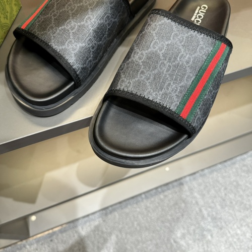 Replica Gucci Slippers For Men #1220812 $52.00 USD for Wholesale