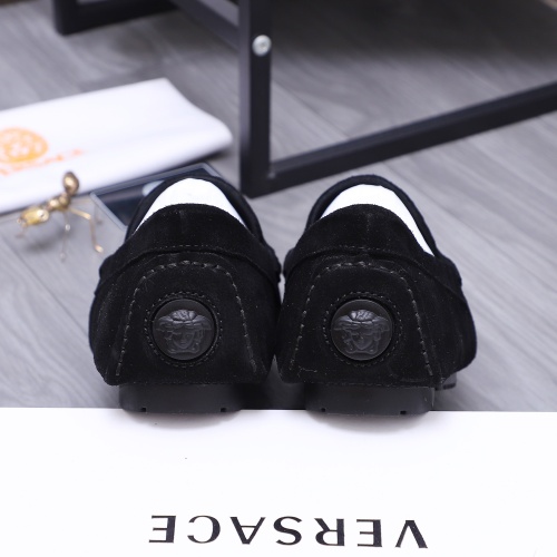 Replica Versace Leather Shoes For Men #1220832 $68.00 USD for Wholesale