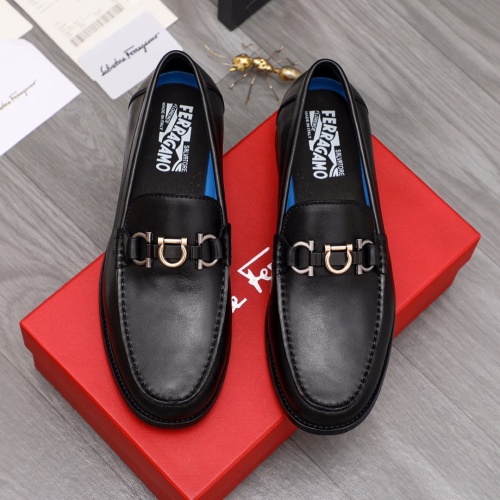 Wholesale Salvatore Ferragamo Leather Shoes For Men #1220904 $85.00 USD, Wholesale Quality Replica Salvatore Ferragamo Leather Shoes