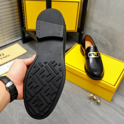 Replica Fendi Leather Shoes For Men #1220974 $82.00 USD for Wholesale